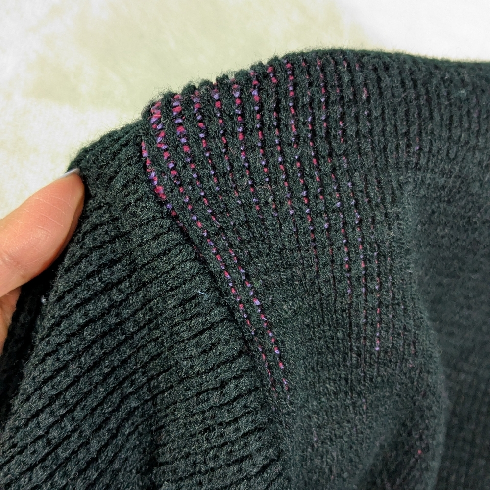 Sophisticates by Jonathan Martin floral knit crewneck sweater - Picture 6 of 12